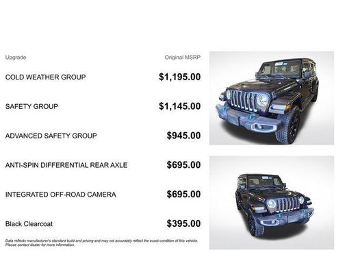Black Clearcoat 2022 Jeep Wrangler Unlimited 4xe Sahara