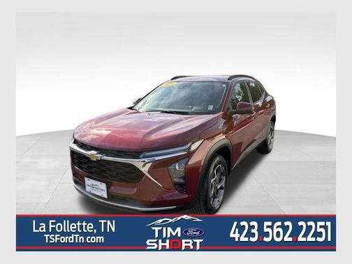Crimson Metallic 2025 Chevrolet Trax LT