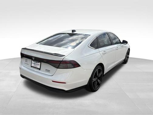 Platinum White Pearl 2023 Honda Accord Hybrid Sport