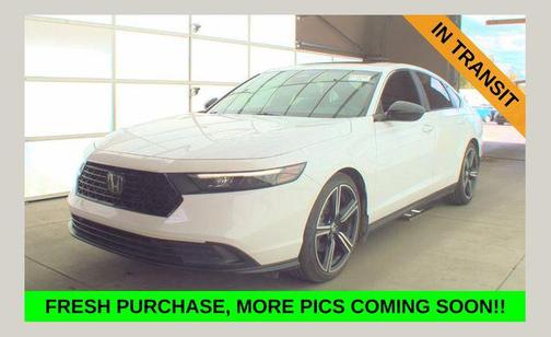 Platinum White Pearl 2023 Honda Accord Hybrid Sport