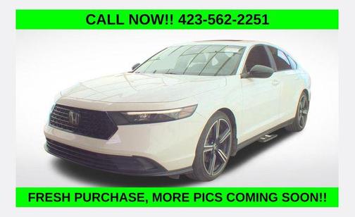 Platinum White Pearl 2023 Honda Accord Hybrid Sport