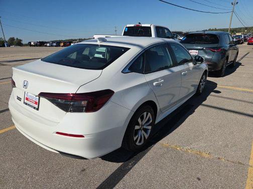 Platinum White Pearl 2025 Honda Civic LX