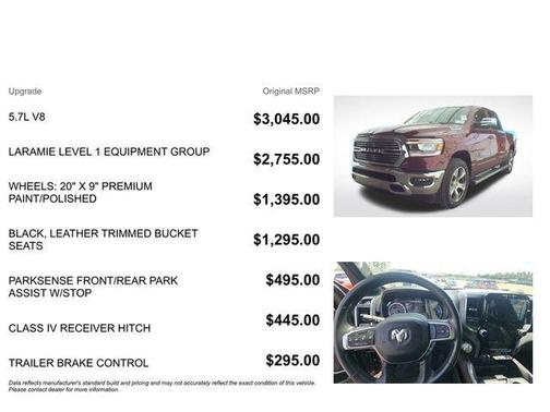 Delmonico Red Pearlcoat 2023 RAM 1500 Laramie