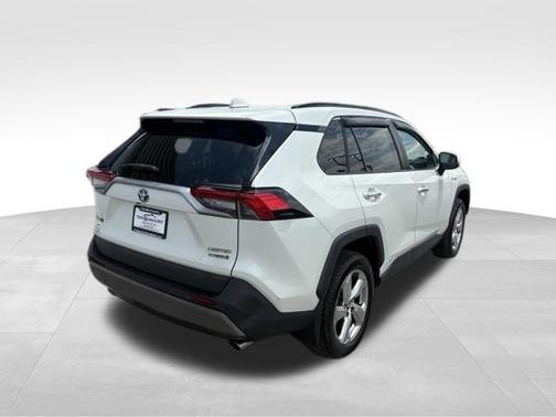 Blizzard Pearl 2021 Toyota RAV4 Hybrid Limited