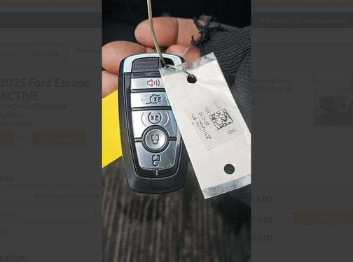 Space Silver Metallic 2025 Ford Escape Active