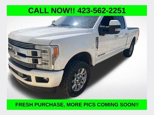 White Platinum 2019 Ford F-250 Limited