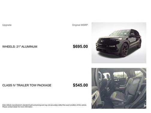 Agate Black Metallic 2023 Ford Explorer ST-Line