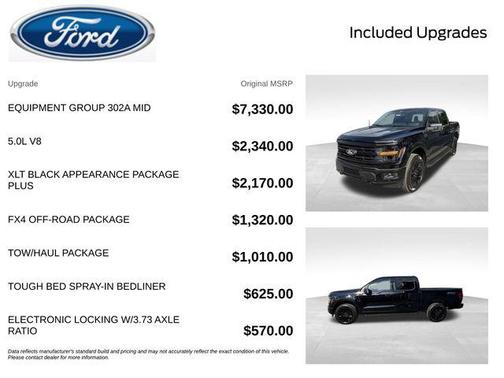 Agate Black Metallic 2026 Ford F-150 XLT