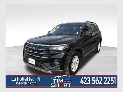 Black Metallic 2025 Ford Explorer Active