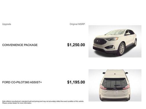 Oxford White 2023 Ford Edge SEL
