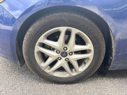 Blue 2015 Ford Fusion SE