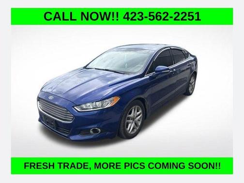 Blue 2015 Ford Fusion SE