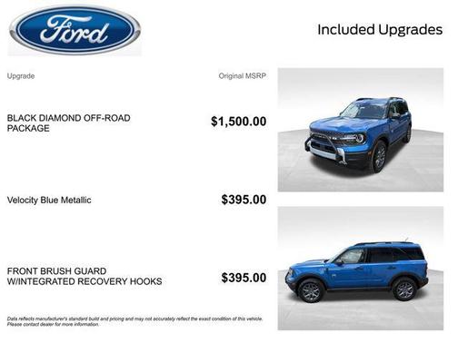 Velocity Blue Metallic 2026 Ford Bronco Sport Big Bend