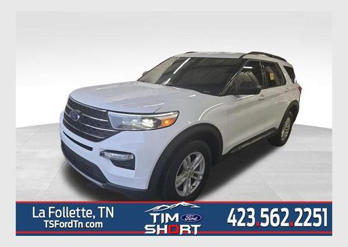 Oxford White 2023 Ford Explorer XLT