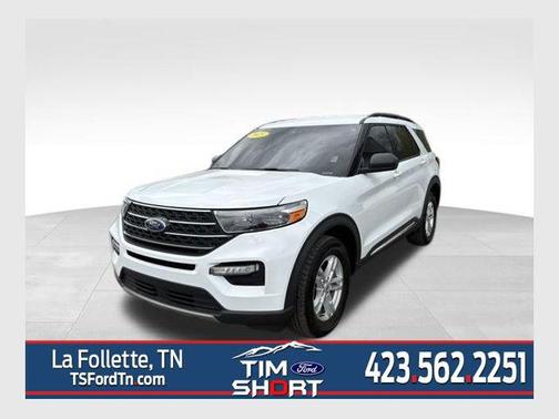 Oxford White 2023 Ford Explorer XLT