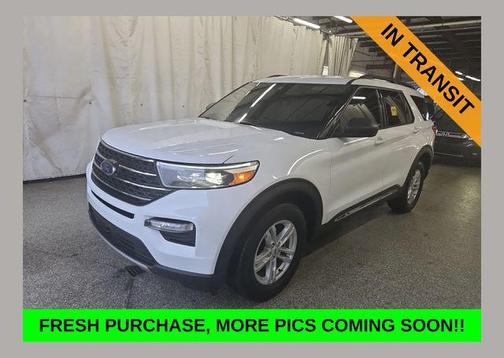 Oxford White 2023 Ford Explorer XLT