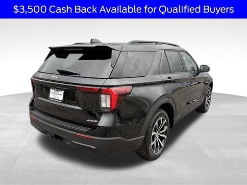 Agate Black Metallic 2026 Ford Explorer ST-Line