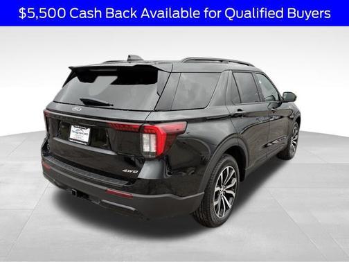 Agate Black Metallic 2026 Ford Explorer ST-Line