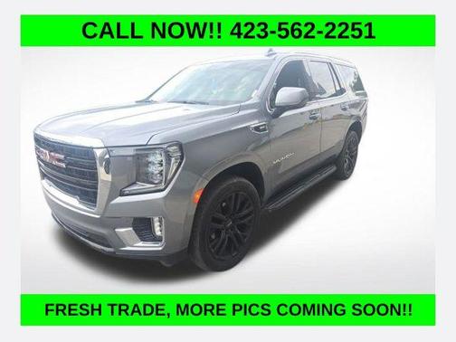 Satin Steel Metallic 2022 GMC Yukon SLE