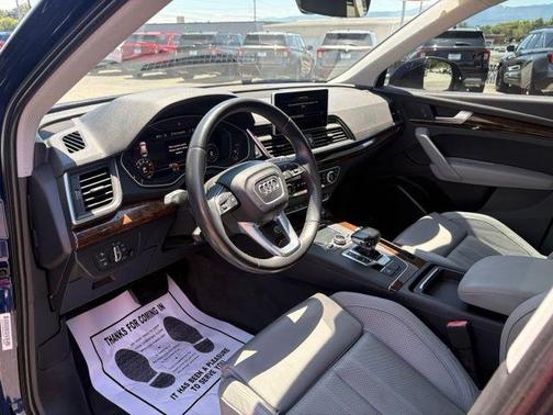Blue Metallic 2018 Audi Q5 2.0T Tech Premium