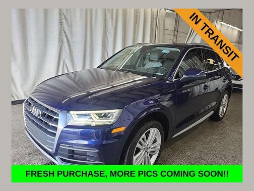 Blue Metallic 2018 Audi Q5 2.0T Tech Premium