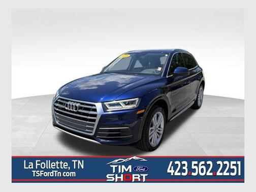 Blue Metallic 2018 Audi Q5 2.0T Tech Premium