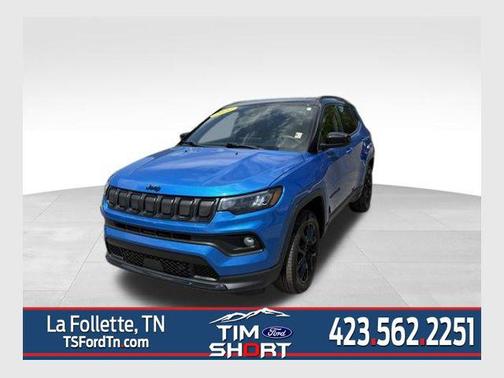 Laser Blue Pearlcoat 2022 Jeep Compass Latitude