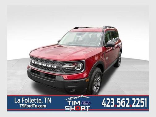 Ruby Red Metallic Tinted Clearcoat 2025 Ford Bronco Sport Big Bend