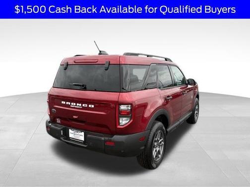 Ruby Red Metallic Tinted Clearcoat 2025 Ford Bronco Sport Big Bend