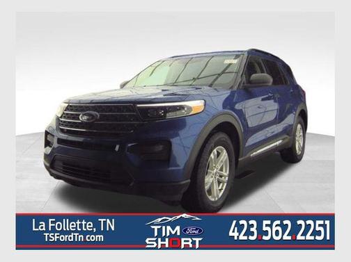 Blue Metallic 2022 Ford Explorer XLT