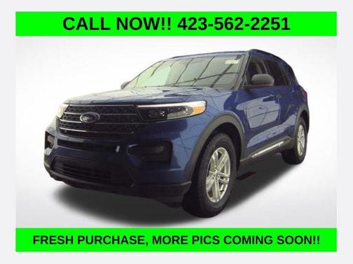 Blue Metallic 2022 Ford Explorer XLT