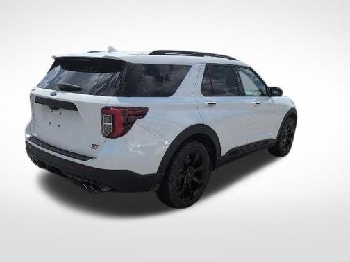 Star White Metallic Tri-Coat 2022 Ford Explorer ST