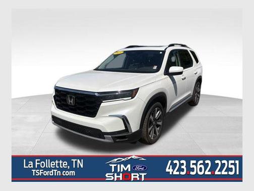 Platinum White Pearl 2025 Honda Pilot Touring 8-Passenger