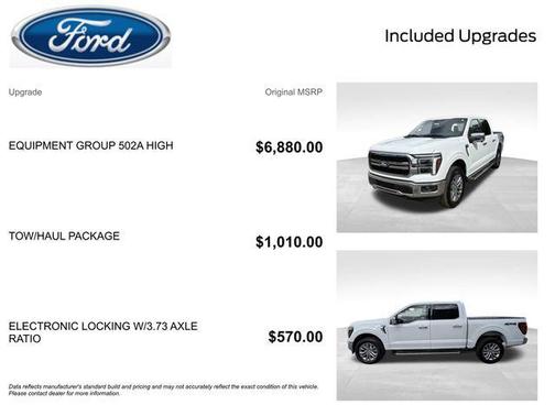 Oxford White 2026 Ford F-150 Lariat