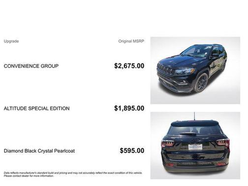 Diamond Black Crystal Pearlcoat 2024 Jeep Compass Latitude
