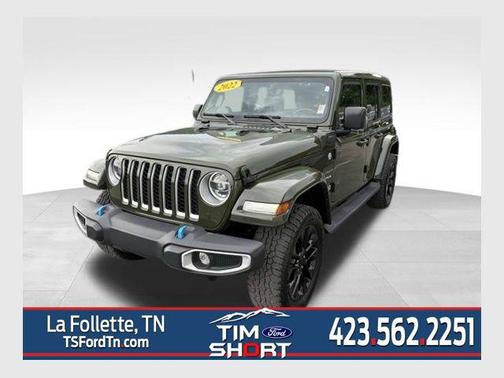 Sarge Green Clearcoat 2022 Jeep Wrangler Unlimited 4xe Sahara