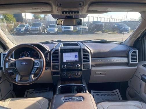 White Platinum Metallic Tri-Coat 2019 Ford F-450 Limited