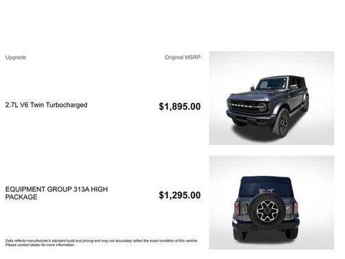 Carbonized Gray Metallic 2023 Ford Bronco Outer Banks