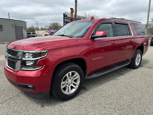 Red 2015 Chevrolet Suburban 1500 LT