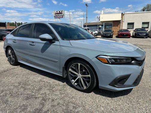 Gray 2023 Honda Civic Touring