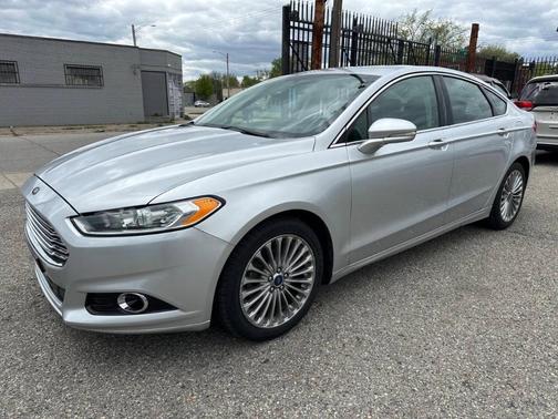 Silver 2016 Ford Fusion Titanium
