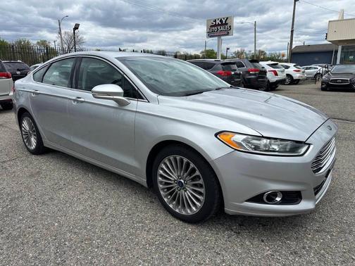 Silver 2016 Ford Fusion Titanium