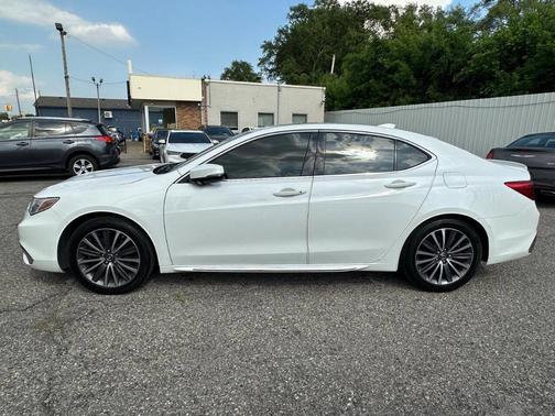 White 2018 Acura TLX V6 Advance