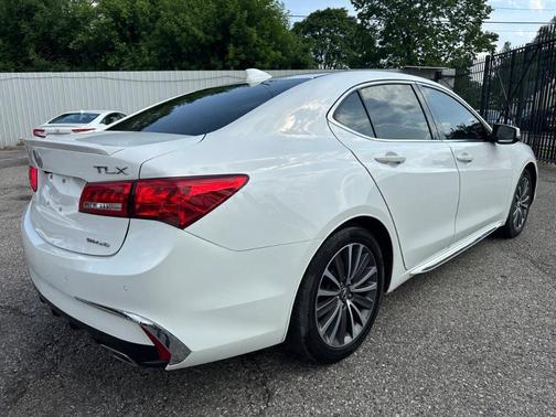 White 2018 Acura TLX V6 Advance
