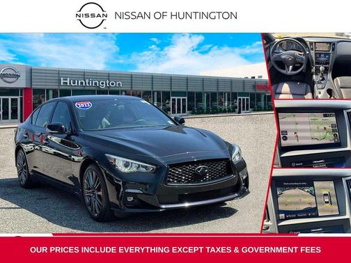Black Opal Metallic 2023 INFINITI Q50 RED SPORT 400