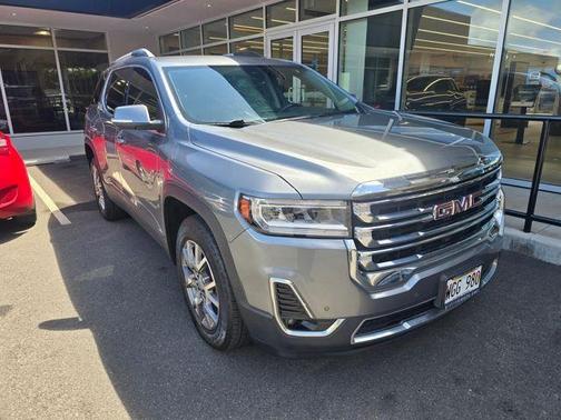 Satin Steel Metallic 2021 GMC Acadia SLT