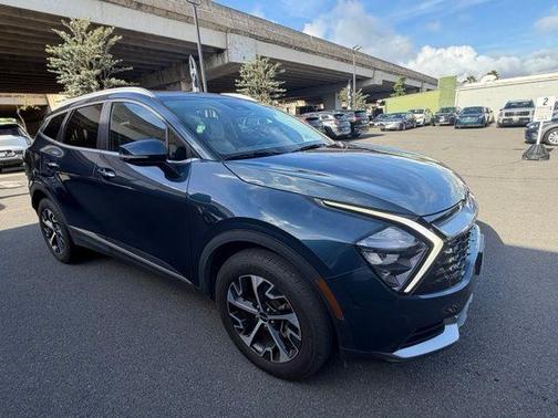 Blue 2023 Kia Sportage Hybrid EX