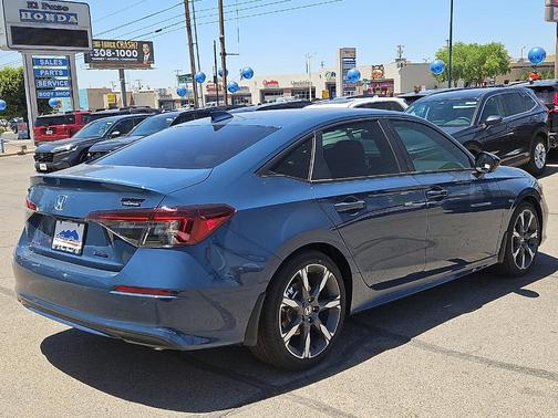 Smoke Blue 2026 Honda Civic Hybrid Sport Touring