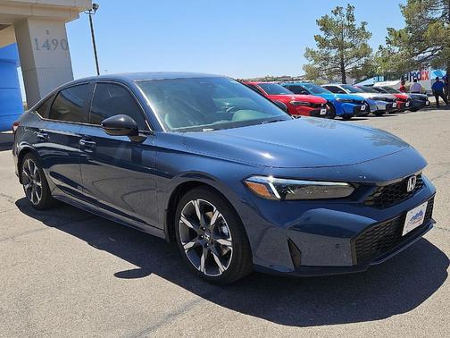 Smoke Blue 2026 Honda Civic Hybrid Sport Touring