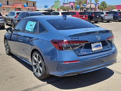 Smoke Blue 2026 Honda Civic Hybrid Sport Touring